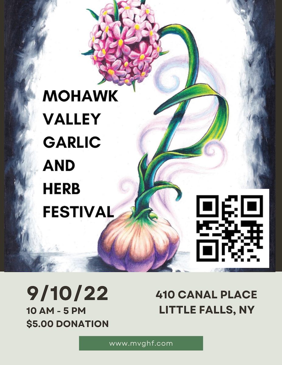 Mohawk Valley Garlic and Herb Festival Poster